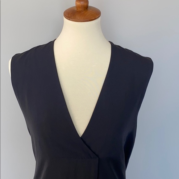 Vince Deep V Midi Dress - Picture 2 of 5